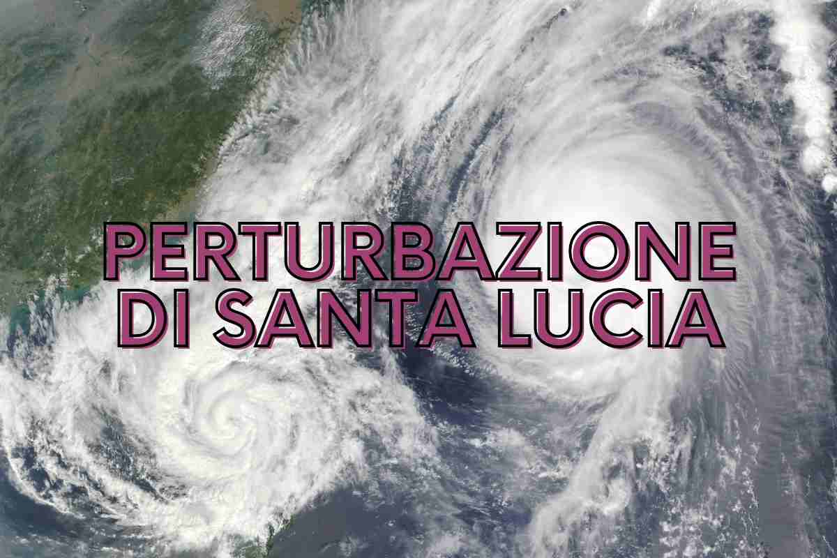 Meteo perturbazione di santa lucia